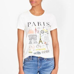 Jcrew Paris Collector Graphic T-shirt Large